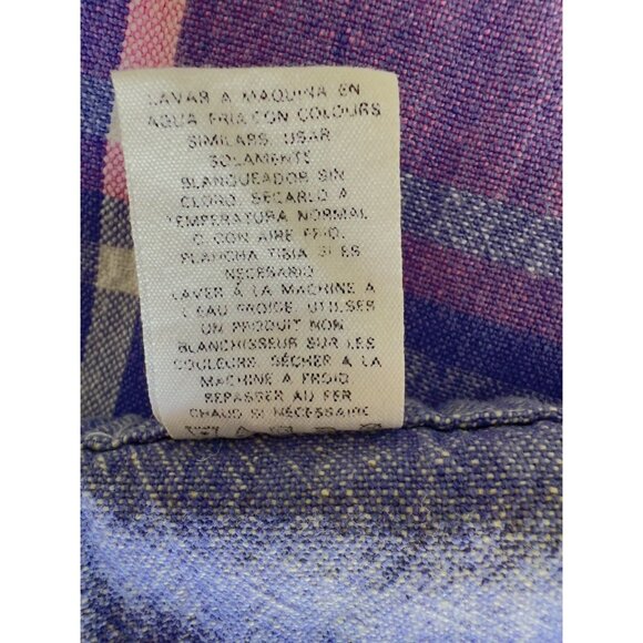 Fiesta Style Tablecloth Plaid 53”W X 74”L Colorful Dining Linens Tabletop - Picture 5 of 8